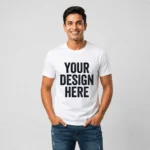 Custom Polyester (140 GSM) Round Neck T-Shirt | Sublimation Printing