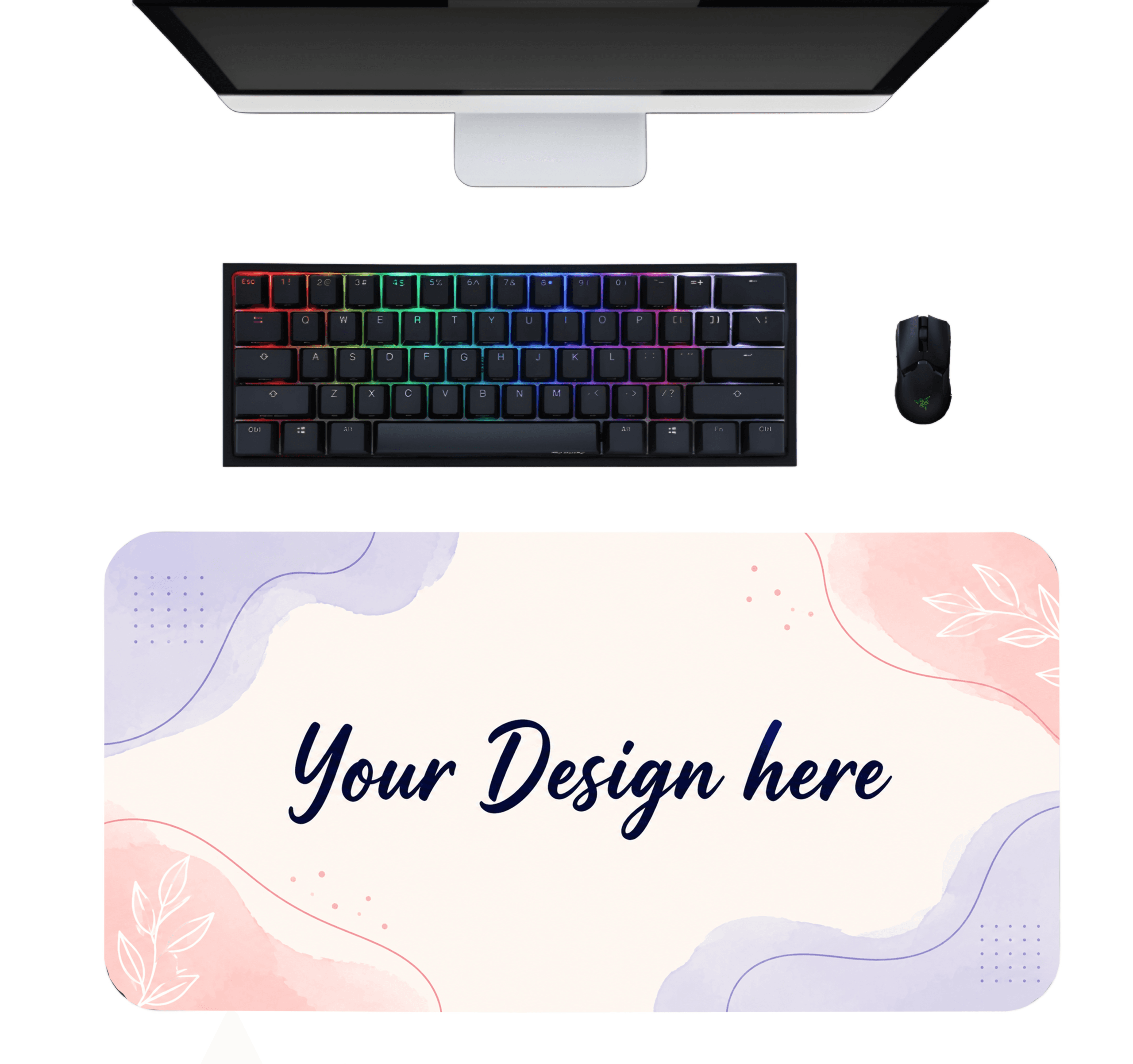 Customized XL Desk Mat Mousepad - Image 3