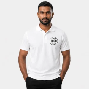 Custom Light Colored Poly Cotton Polo T-Shirt Printing | Sublimation & DTF